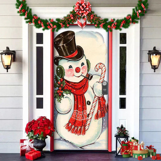 ⏳Ograniczona czasowo promocja 50%⏰Świąteczna dekoracja drzwi wejściowych🎅