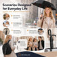🌧️ StormShield™ – dwustronny parasol automatyczny – konstrukcja odporna na wiatr, wzmocniona rama i elementy odblaskowe 🛡️✨