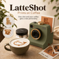 🎃 Okazja na Halloween -50%! 🔥Retro aparat do sztuki kawowej – mechaniczna szablonowa drukarka do latte