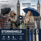 🌧️ StormShield™ – dwustronny parasol automatyczny – konstrukcja odporna na wiatr, wzmocniona rama i elementy odblaskowe 🛡️✨