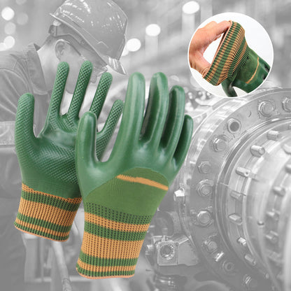 💥 Kup 1 parę i otrzymaj 1 parę gratis🎁 Rękawice robocze powlekane gumą z dzianym mankietem