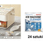 Forma do lodu z jednym naciśnięciem i pojemnikiem