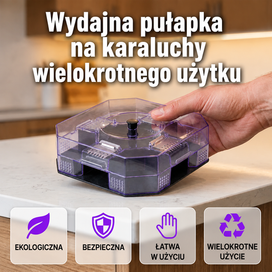 👋👋Żegnaj karaluchy! 🚫 Skuteczna pułapka wielokrotnego użytku ♻️