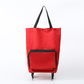 🛍️✨ Torba na zakupy z możliwością przekształcenia – chowane kółka, nośność 20 kg, możliwość powiększenia za pomocą zamka błyskawicznego!