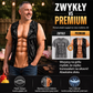 Męski śmieszny T-shirt z nadrukiem imitującym mięśnie