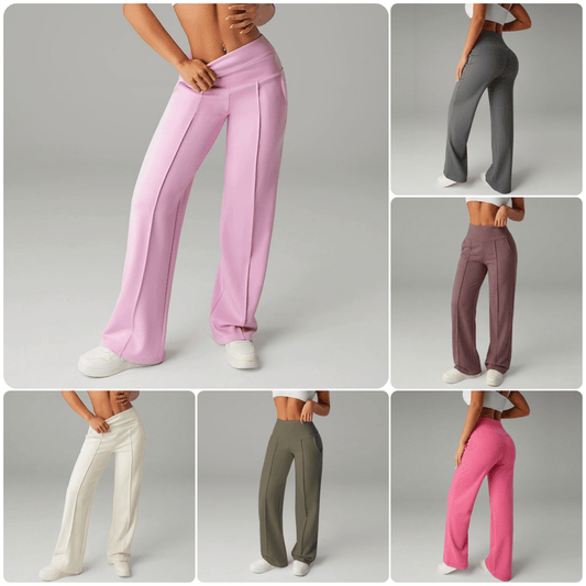 ⏰ 50% TANIEJ! 💕 Damskie Spodnie z Prostymi Nogawkami – Luźny Fason, Wygoda i Styl na Co Dzień! 👖✨