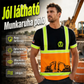 👷🔦 Dobrze widoczna, przyciągająca uwagę koszulka robocza – fluorescencyjna + odblaskowa | XS–6XL | 🛡️
