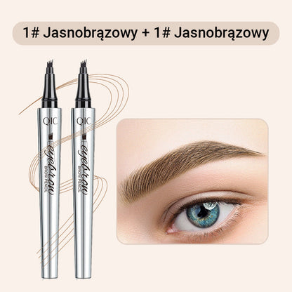 【🔥Kup 1 i otrzymaj 1 gratis🎁】Wysokiej jakości wodoodporna kredka do brwi 4 Fork💖
