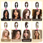 Top Layered Bangs Hairpiece dla kobiet z przerzedzonymi włosami