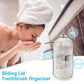 🏡 ORGANIZER NA SZCZOTECZKI Z SUWANĄ POKRYWKĄ – 50% TANIEJ! 🔥✨ Koniec z bałaganem w łazience! 🛁✅