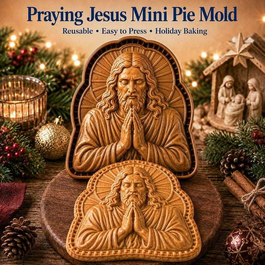 🔥 Gorąca promocja – 49% zniżki✝️ Zestaw mini foremek do ciast bożonarodzeniowych z motywami wiary i żłóbka | Formki wielokrotnego użytku🥧✨