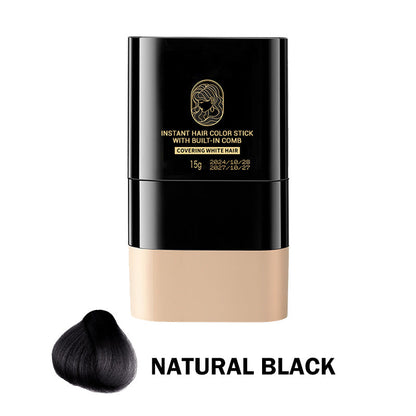 🔥Kup 2 i otrzymaj 1 gratis🔥Błyskawiczna koloryzacja włosów w sztyfcie z wbudowanym grzebieniem - unisex