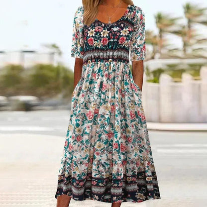 Tylko dziś -40% taniej!【S-4XL】🌸Sukienka w stylu boho