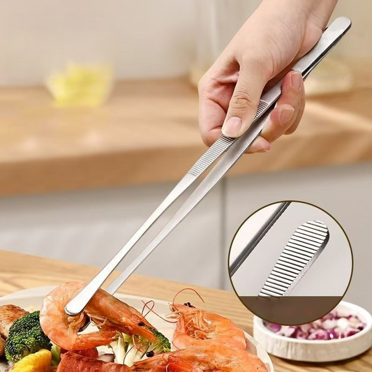 💥 Ograniczona promocja – Kup 1, a drugi otrzymasz GRATIS! 🔥 Wielofunkcyjne, antypoślizgowe szczypce do grillowania i pieczenia ze stali nierdzewnej ✨ ✨ Twój niezastąpiony pomocnik w kuchni! Idealne na świąteczne potrawy 🎄