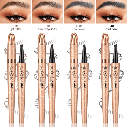 1+2 GRATIS⚡Ołówek do 3D microbladingu brwi z 4 końcówkami typu widelec
