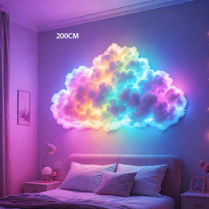 DIY Dekoracja LED w kształcie burzowej chmury zasilana przez USB