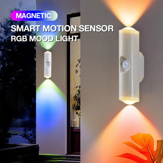 ✨Pożegnaj się z monotonną iluminacją — nasze inteligentne lampy RGB wyposażone są w czujniki ruchu, które pozwalają stworzyć idealną atmosferę!✨