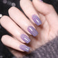 Żelowy lakier do paznokci z pokruszonymi kryształkami i brokatem
