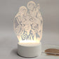 Lampa nocna z 3D wizerunkiem Jezusa – idealny prezent religijny 🌟