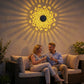 Solarna lampa ścienna Mandala