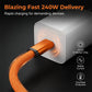 Kabel magnetyczny typu C o mocy 240 W z automatycznym nawijaniem