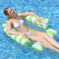 ⏳Oferta ograniczona czasowo⏰Nadmuchiwana łódź wypoczynkowa w paski do basenu – idealny komfort na świeżym powietrzu🏊‍♀️⛱️