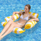 ⏳Oferta ograniczona czasowo⏰Nadmuchiwana łódź wypoczynkowa w paski do basenu – idealny komfort na świeżym powietrzu🏊‍♀️⛱️