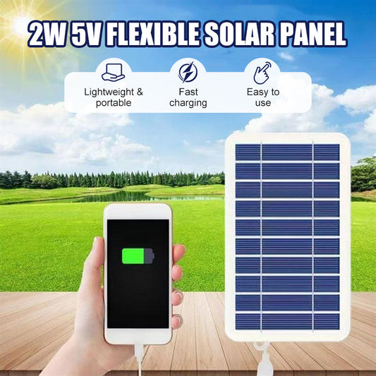 ✨ Elastyczny Panel Słoneczny 2W 5V – Energia Słoneczna w Podróży ✨