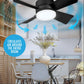 Lampa sufitowa LED z wentylatorem 40 W