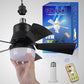 Lampa sufitowa LED z wentylatorem 40 W