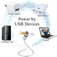 ⏱️Zegar LED z wentylatorem USB -⚡Chłodno i wygodnie