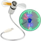 ⏱️Zegar LED z wentylatorem USB -⚡Chłodno i wygodnie