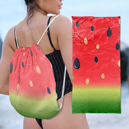 Ręcznik plażowy i torba na ramię 2 w 1