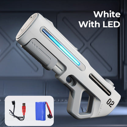 💦Elektryczny pistolet na wodę z LED i dalekim zasięgiem – dla dzieci i dorosłych!🔫🌈