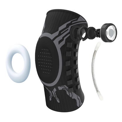 🦵 Inteligentna orteza kolanowa z regulowanym pokrętłem kompresji – system Flex Dial™, ukierunkowane wsparcie – płatność przy odbiorze ✨
