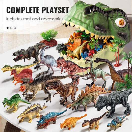 🦖 Edukacyjny i rozrywkowy zestaw z dinozaurami