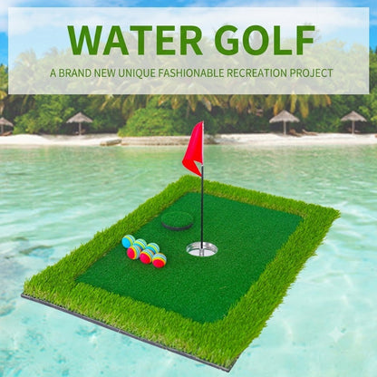 Przenośna pływająca mata golfowa do puttowania