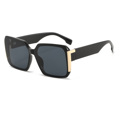 Kwadratowe okulary przeciwsłoneczne retro z ochroną UV