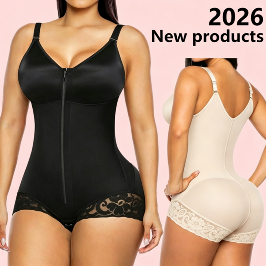 Damskie body modelujące brzuch zapinane na zamek