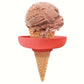 Silikonowe uchwyty na lody na patyku i lody w rożku zapobiegające kapaniu (4 szt.)