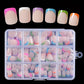💅 Kolorowe paznokcie naklejane – 50% ZNIŻKI! OFERTA LIMITOWANA!🥳2026 GORĄCA WYPRZEDAŻ🥳💞50K+ SPRZEDANYCH!