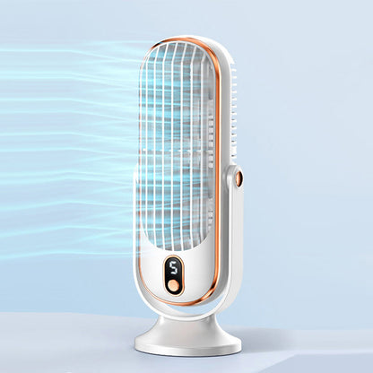 Przenośny, biurkowy wentylator klimatyzacyjny z 5 prędkościami nawiewu 🌬️❄️💨🔋