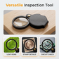 Portable Pocket Magnifier with Folding Protective PU Leather Case