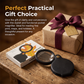 Portable Pocket Magnifier with Folding Protective PU Leather Case