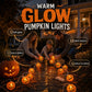 Lampki choinkowe z dyniami na Halloween
