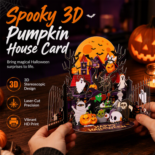 Straszna kartka pop-up na Halloween