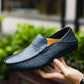 Ręcznie robione męskie buty wsuwane ze skóry PU w stylu mediolańskim