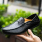 Ręcznie robione męskie buty wsuwane ze skóry PU w stylu mediolańskim
