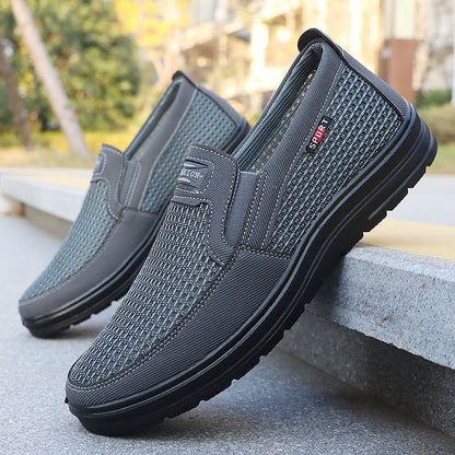 Męskie oddychające buty casual slip-on