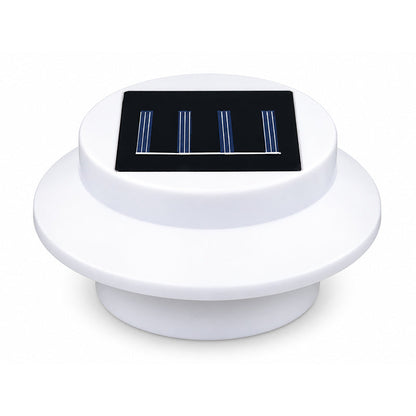 Wodoodporne, zewnętrzne lampy ścienne LED zasilane energią słoneczną do montażu na rynnie